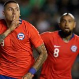 Nicolás Castillo anotó el gol en aquel partido México-Chile en 2018