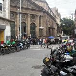 Motociclistas protestan contra prohibición del transporte de pasajeros en moto