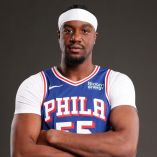 Foto del perfil de Ariel Hukport con los 76ers.