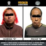 Ambas personas fueron ingresadas al Centro Penitenciario y de Reinserción Social localizado en Almoloya de Juárez,