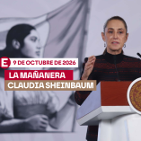 Mañanera de Sheinbaum hoy 9 de octubre de 2026