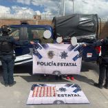 Agentes que participan en el Operativo Dragón llegaron hasta el lugar donde se hizo el aseguramiento de dos mujeres y un hombre