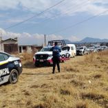 Personal de la Fiscalía General de Justicia del Estado de México (FGJEM) realizó los peritajes en la zona del atentado