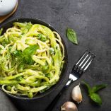 Pasta con crema de brócoli
