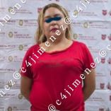 La mujer detenida