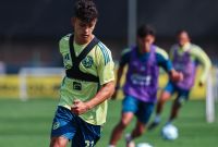 Thiago Espinosa entrena duro en Coapa.