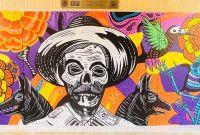Las paredes de las casas en Jalatlaco, Oaxaca exhiben colorido arte urbano.