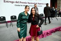 Katia Itzel García y Charlyn Corral recibieron juntas el Premio Nacional del Deporte 2024