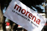 Bandera del partido Morena