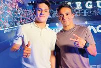Osmar Olvera y Juan Celaya, clavadistas mexicanos.