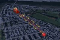 A través del sitio oficial en español noradsanta.org, es posible ver el recorrido de Santa Claus en un mapa interactivo que muestra su ruta completa alrededor del planeta.