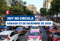 Hoy No Circula del 27 de diciembre del 2025.