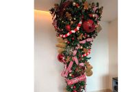 José Eduardo Derbez sorprendió a sus seguidores al mostrar su árbol de Navidad colocado de cabeza.