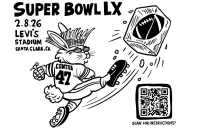 Una organización contra ICE entrega toallas en el Super Bowl LX
