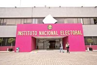 Fachada de las instalaciones del INE.