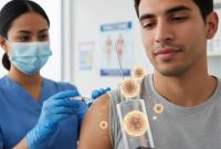 La vacuna contra el sarampión es efectiva para blindar al organismo contra la enfermedad.