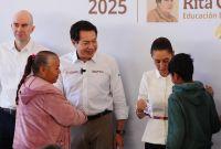 Delgado Carrillo destacó que en 2025 la Beca Rita Cetina benefició a 5.6 millones de estudiantes.