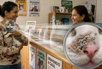 Los gatos infectados pueden contagiar a las personas a través de la saliva.