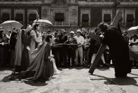 Esta puesta en escena inicia con Cristo haciendo una reflexión en el Monte de los Olivos, en donde aparece atemorizado.