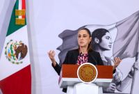 CIUDAD DE MÉXICO, 13ABRIL2026.- Claudia Sheinbaum Pardo, Presidenta de México, reprochó a algunos gasolineros que ko han respetado los acuerdos en los precios de las gasolinas, esto en el marco del acuerdo y de los subsidios que el gobierno federal está dando al sector para evitar el alza desmedida en el marco de la crisis global de los combustibles por los conflictos bélicos en medio oriente. FOTO: MOISÉS PABLO/CUARTOSCURO.COM