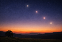 La alineación planetaria nos dejará ver a simple vista algunos planetas