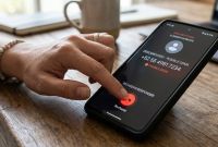 Error al rechazar llamadas spam.