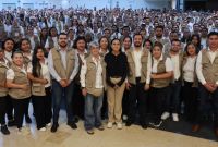 "En Sinaloa nos reunimos con las y los Servidores de la Nación para reconocer su compromiso", destacó Montiel