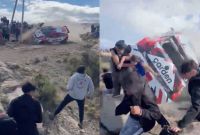 Didier Arias y Héctor Núñez fueron los que se encontraban abordo del Wolkswagen Polo.