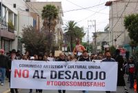 Integrantes de la comunidad cultural de Pachuca, Hidalgo, se manifestaron ayer en defensa de la Fundación Cultural Arturo Herrera Cabañas.
