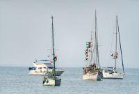 Más de 50 barcos buscan romper el bloqueo israelí con ayuda humanitaria.