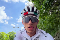 Isaac del Toro compartió este viernes una imagen entrenando.