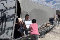 Al sitio acudieron paramédicos, personal de Protección Civil, bomberos y elementos de la Policía Estatal