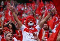Aficionados de Turquía durante un partido de su selección previo al Mundial 2026.