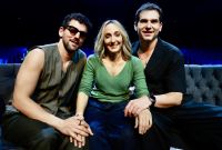 CIUDAD DE MÉXICO, MÉXICO I 03 DE JUNIO DE 2026. LUIS GERARDO MENDEZ, JANETTE CHAO, ALAN ESTRADA .EN ENTREVISTA SOBRE LA PUESTA EN ESCENA DEL MUSICAL HOY NO ME PUEDO LEVANTAR QUE SE PRESENTA NUEVAMENTE DESPUÉS DE 20 AÑOS. FOTO: KARINA TEJADA.