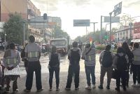 La marcha avanzó desde la Escuela de Ciencias Biológicas del IPN hasta la esquina de México-Tacuba y Circuito Interior.