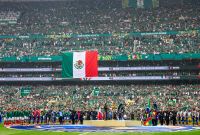 FIFA WORLD CUP 2026MEXICO VS SOUTH AFRICA11062026 MEXICO CITY, MEXICO. General view of the mexican national anthem ceremony, during the opening game of the FIFA World Cup 2026, held at the Estadio Ciudad de Mexico of Mexico City./Vista general de la ceremonia del himno nacional mexicano , durante el  juego inaugural de la Copa del Mundo 2026 de la FIFA, celebrado en el Estadio Ciudad de Mexico de la Ciudad de México. PHOTO BY IMAGENSHOP AGENCIA FOTOGRAFICA