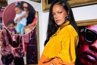 Rihanna regresó a la calle donde creció en Barbados, pero esta vez lo hizo acompañada de sus tres hijos.