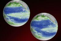 La NASA compartió imágenes satelitales del fitoplancton