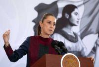 Claudia Sheinbaum, durante su conferencia del 4 de septiembre de 2026, en Zacatecas.