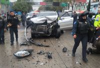Durante la intervención, dos policías auxiliares resultaron lesionados