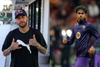 Neymar y Lamine Yamal