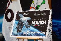 Ciudad de MÃ©xico 19 de Octubre 2026.  Ceremonia de la estampilla postal "Microsatelite MXA0-1". Foto CortesÃ­a DarÃ­o Luna