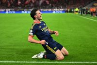 Declan Rice le dio el empate al Arsenal.