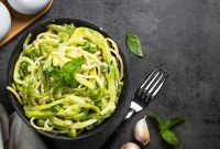Pasta con crema de brócoli