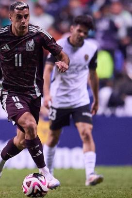 Germán Berterame vivió sus primeros minutos vistiendo la playera de la Selección Mexicana.