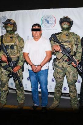 “El Jardinero” fue detenido en el estado de Nayarit, durante un operativo realizado por las Fuerzas Especiales de la Secretaría de Marina-Armada de México (Marina), el pasado 27 de abril.