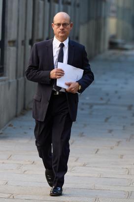 José Antonio Choclán llega al Tribunal Supremo en Madrid para una sesión de declaraciones del caso Koldo, en una imagen de archivo tomada el 7 de julio de 2025.