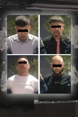 Detenidos 4 colombianos en CDMX.