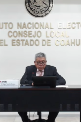 Sesión Extraordinaria Consejo Local INE Coahuila