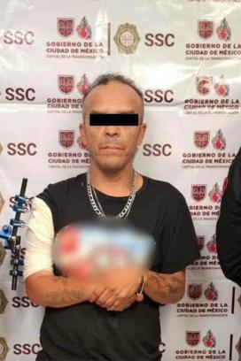 Humberto “N”, alias “El Jalisco”, fue detenido en Gustavo A. Madero durante un cateo contra el grupo delictivo Los Boby.